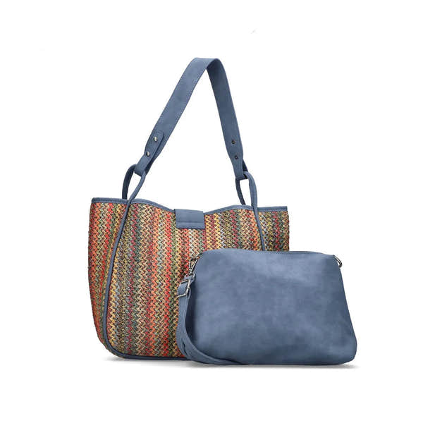 Rieker H1307-90 Blue Multi Handbag