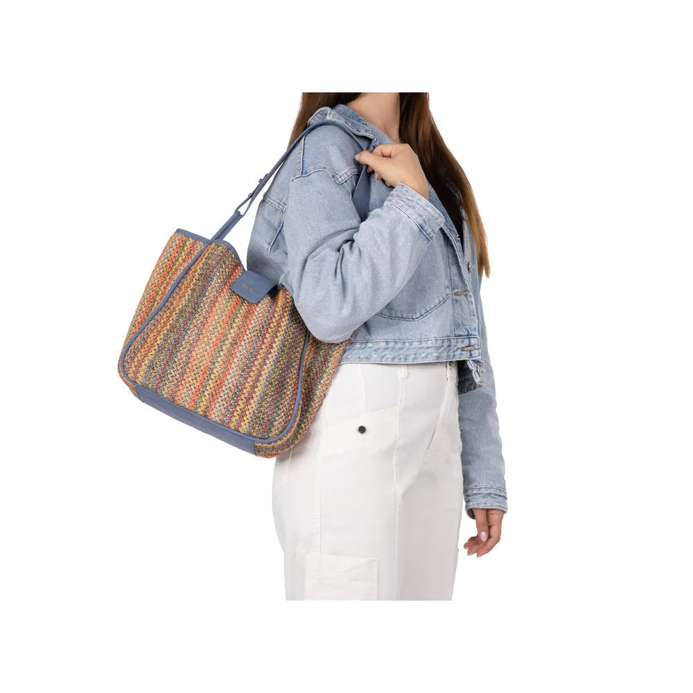 Rieker H1307-90 Blue Multi Handbag