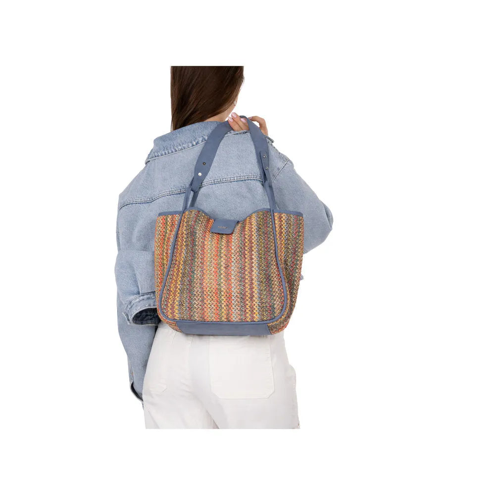Rieker H1307-90 Blue Multi Handbag