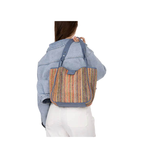 Rieker H1307-90 Blue Multi Handbag