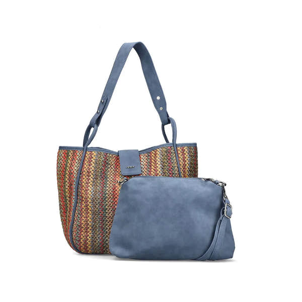 Rieker H1307-90 Blue Multi Handbag