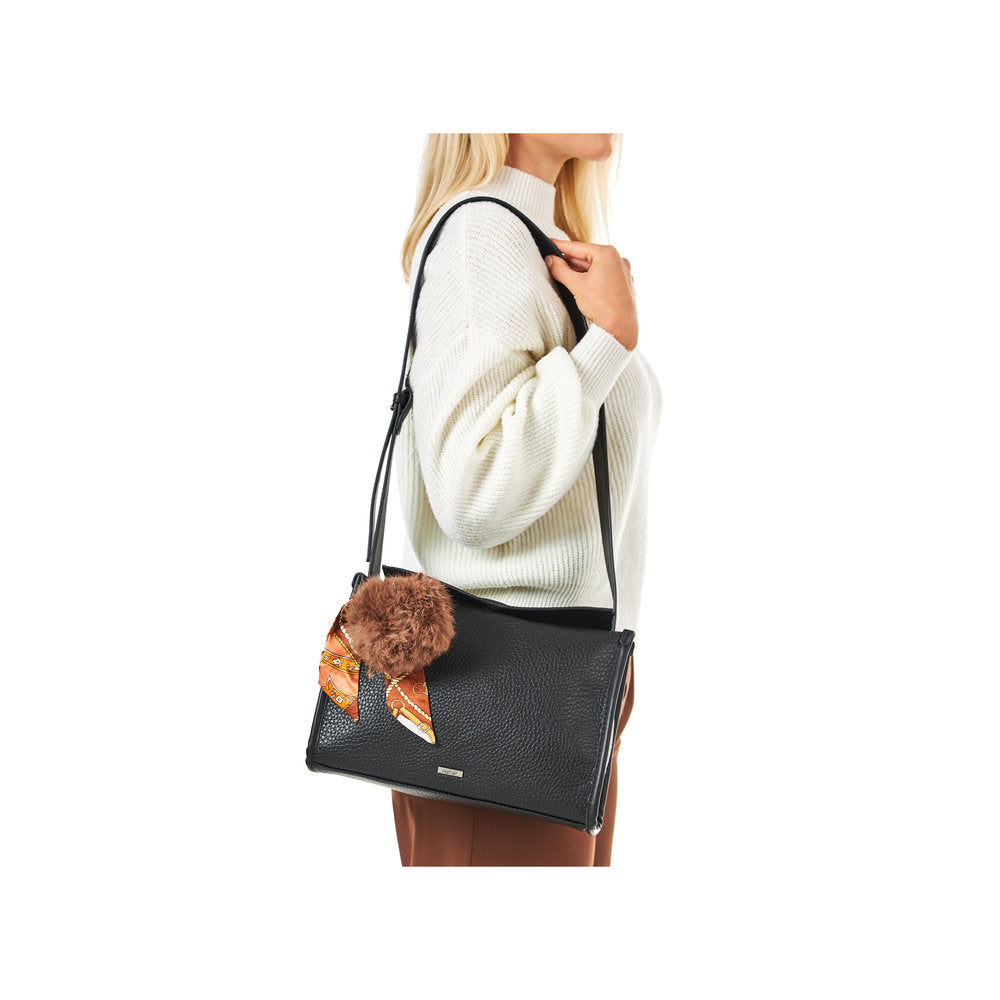Rieker H1656-00 Ladies Black Handbag-elevate your sole