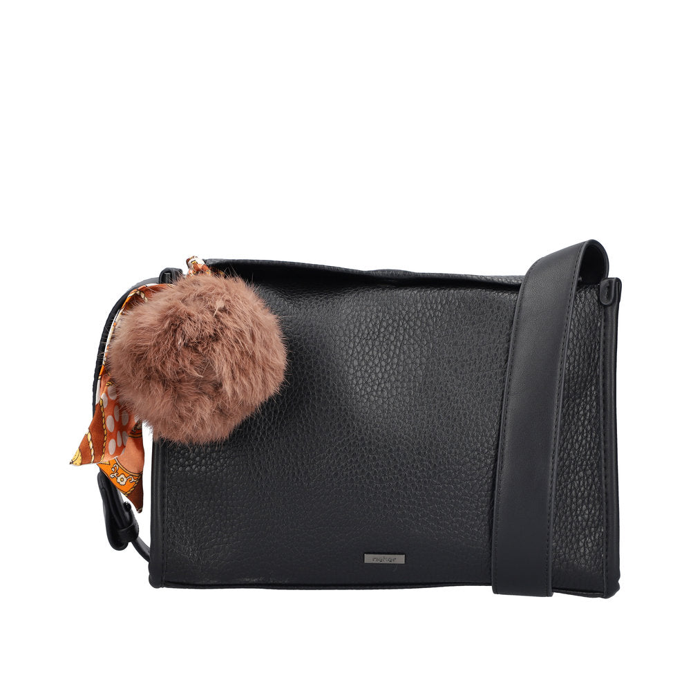 Rieker H1656-00 Ladies Black Handbag-elevate your sole