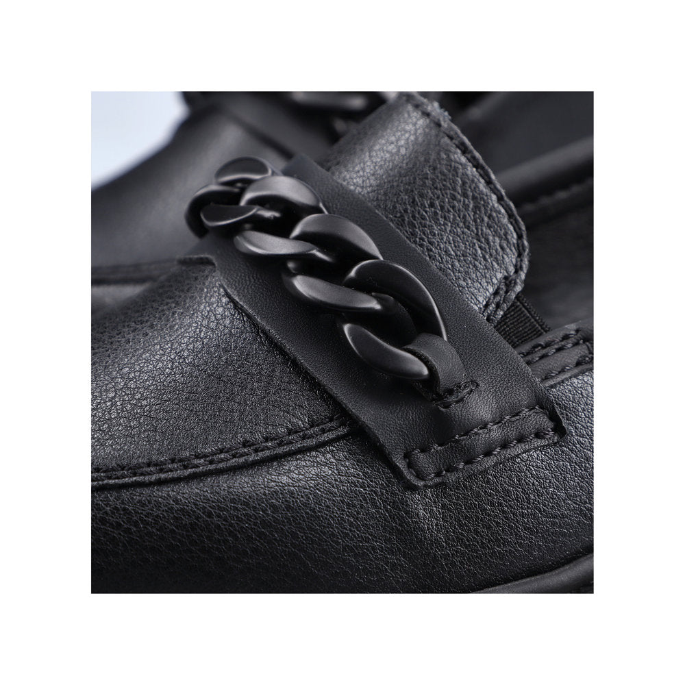 Rieker M3861-01 Ladies Black Slip On Shoes-elevate your sole