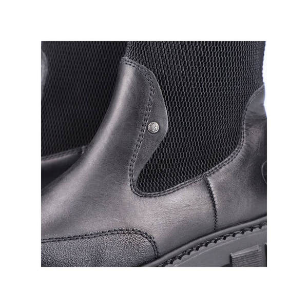 Rieker M3872-00 Ladies Black Pull On Ankle Boots-elevate your sole