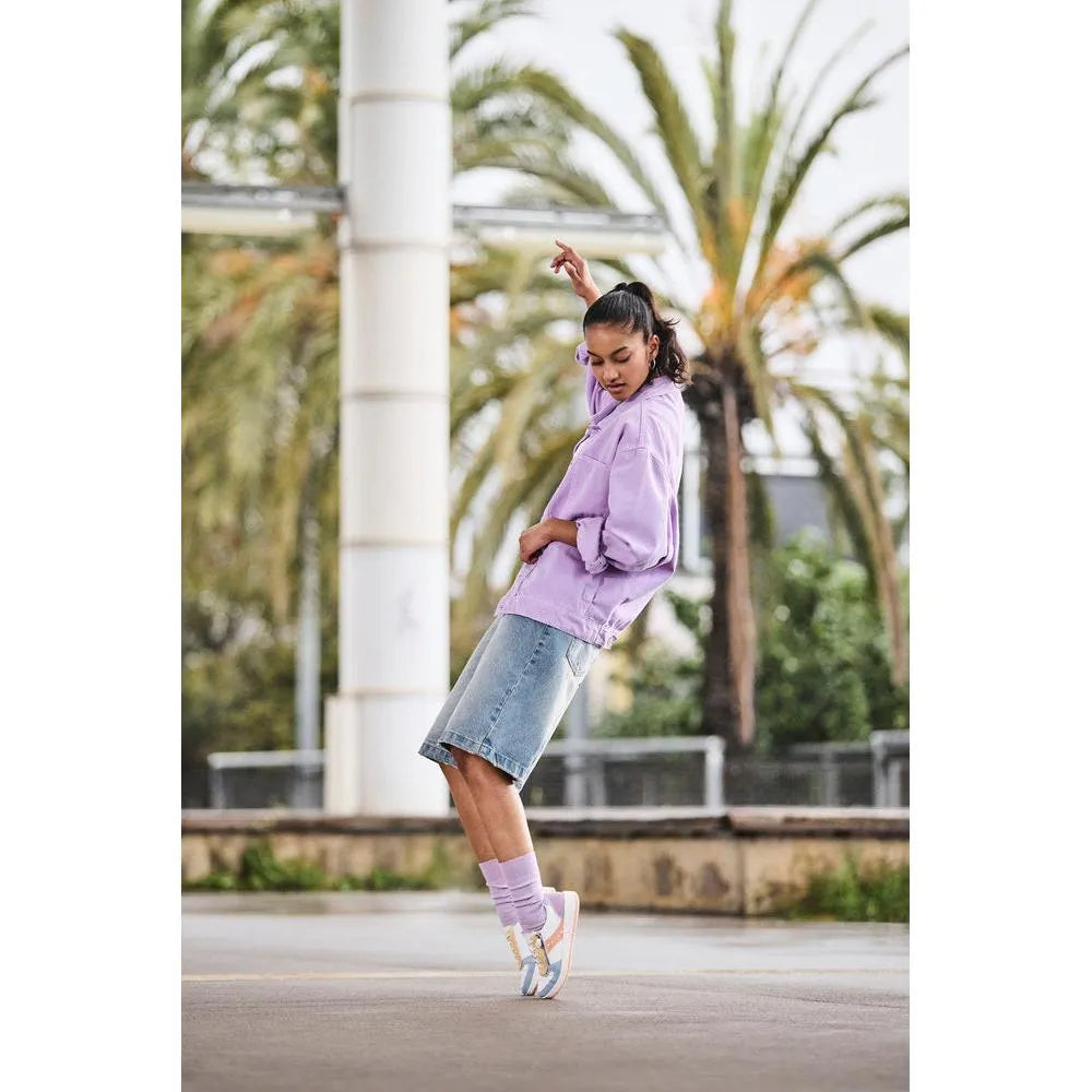 Rieker M5520-91 women's multi-zip and lace trainers, casual sneakers in pastel colors, with stylish design and athletic comfort.