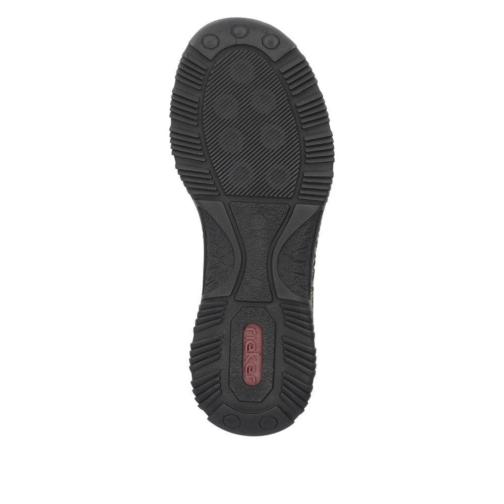 Rieker N3267-01 Ladies Black Hands Free Slip On Shoes-elevate your sole