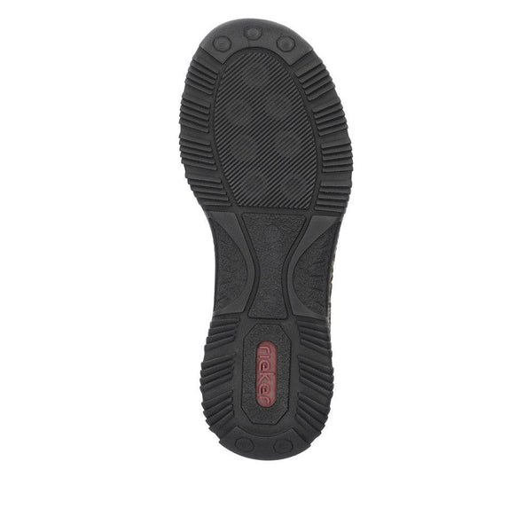 Rieker N3267-01 Ladies Black Hands Free Slip On Shoes-elevate your sole