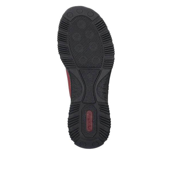 Rieker N3267-33 Ladies Red Hands Free Slip On Shoes-elevate your sole