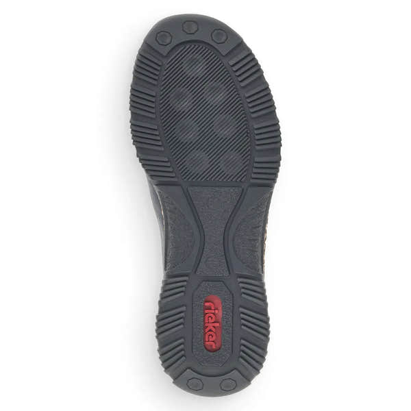 Rieker N3271-35 Ladies Blue Combination Slip On Shoes-elevate your sole