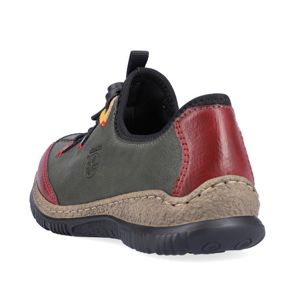 Rieker N3271-54 Ladies Forest Green Slip On Shoes-elevate your sole