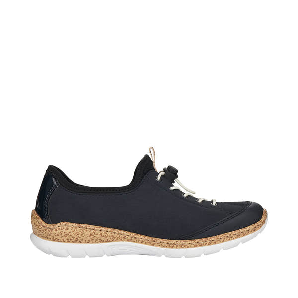 Rieker N4263-14 Ladies Navy Sporty Slip on Shoes - elevate your sole