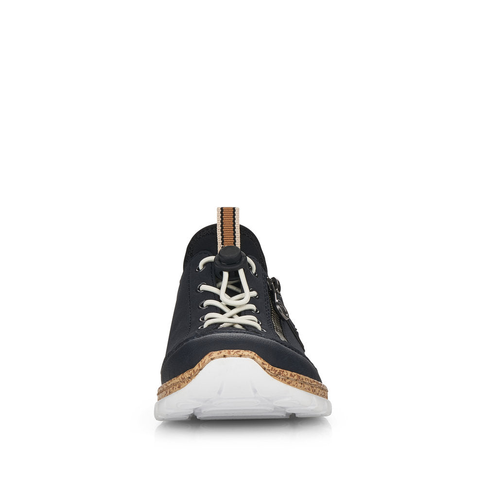 Rieker N4263-14 Ladies Navy Sporty Slip on Shoes - elevate your sole