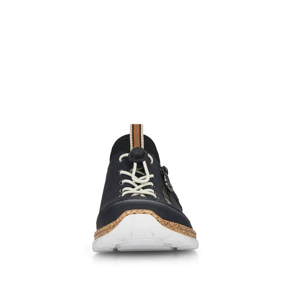 Rieker N4263-14 Ladies Navy Sporty Slip on Shoes - elevate your sole