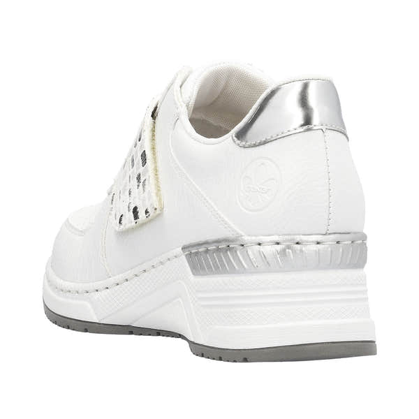 Rieker N4354-81 Kitty Ladies White Touch Fastening Shoes-elevate your sole
