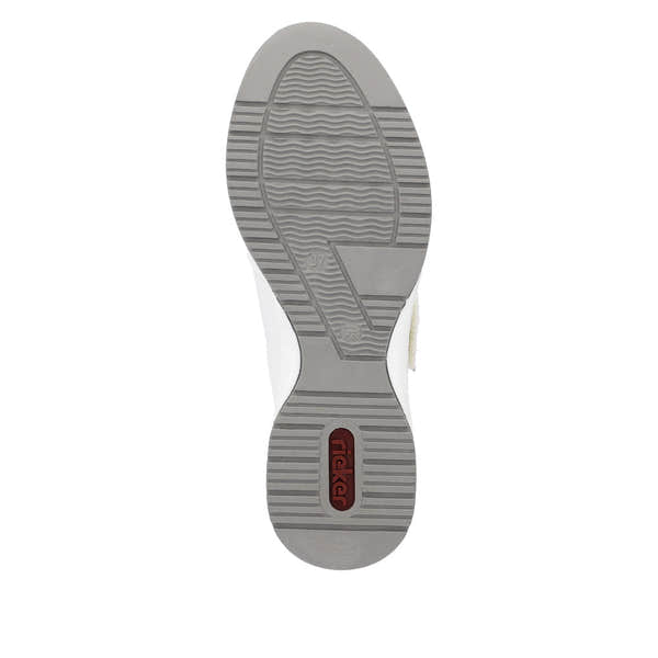 Rieker N4354-81 Kitty Ladies White Touch Fastening Shoes-elevate your sole