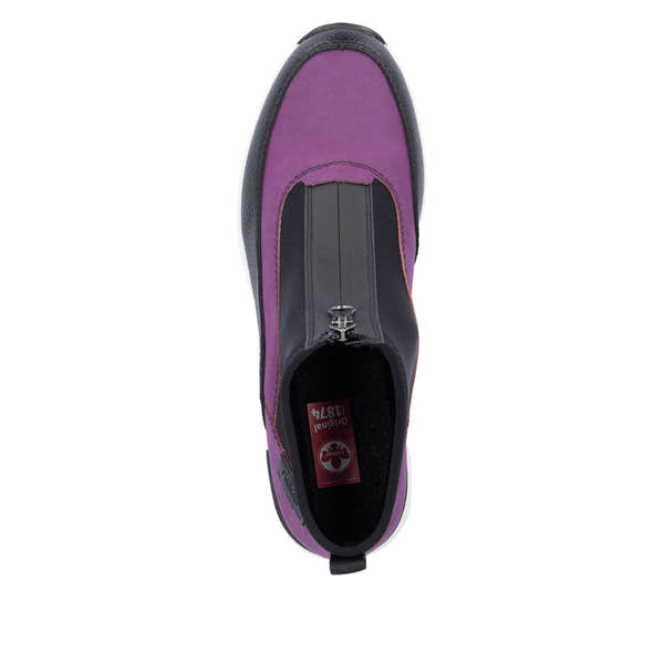 Rieker N6352-30 Ladies Amethyst Side Zip Ankle Boots-elevate your sole