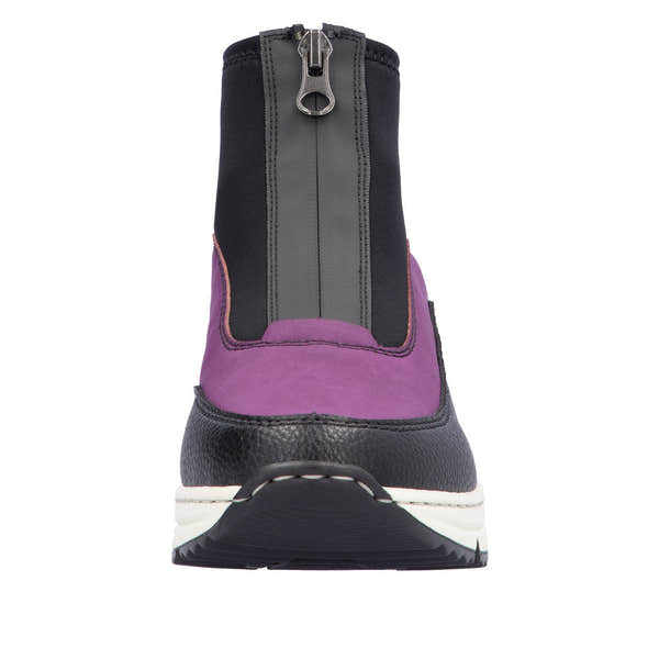 Rieker N6352-30 Ladies Amethyst Side Zip Ankle Boots-elevate your sole