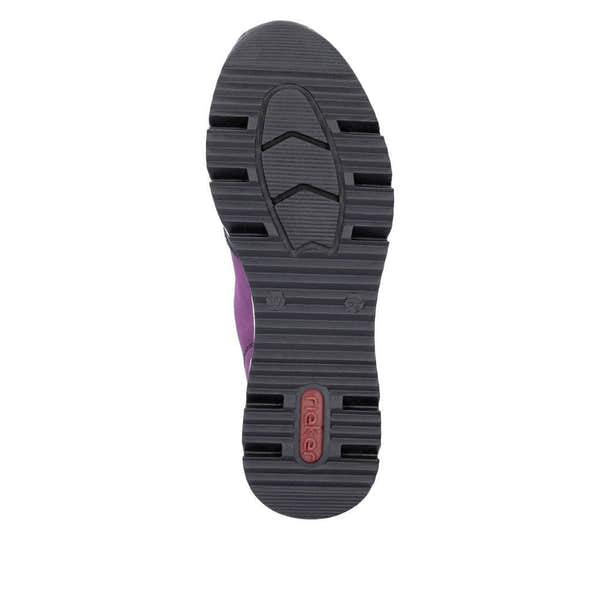 Rieker N6352-30 Ladies Amethyst Side Zip Ankle Boots-elevate your sole