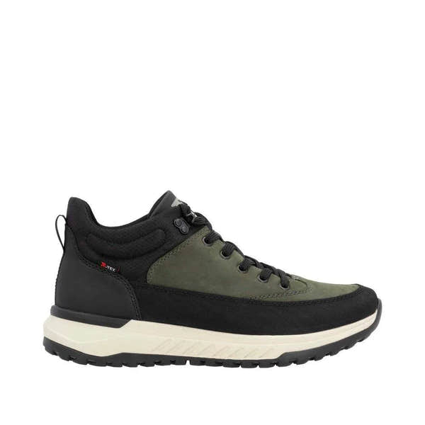 Rieker U0173-54 Mens Black/Green Combi Water Resistant Lace Up Ankle Boots-elevate your sole