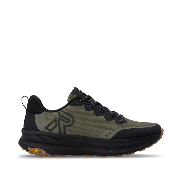 Rieker U4501-55 Mens Wide Green Water Resistant Lace Up Trainers