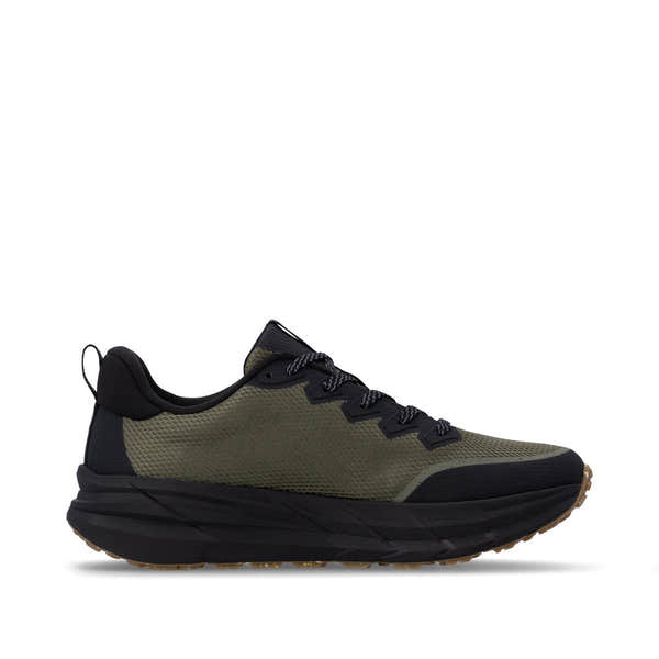 Rieker U4501-55 Mens Wide Green Water Resistant Lace Up Trainers