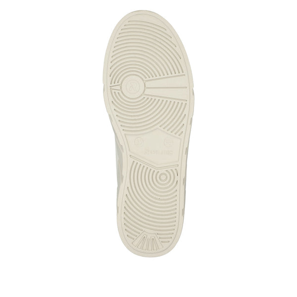 Rieker W0503-80 Ladies Off White Leather Lace Up Trainers-elevate your sole