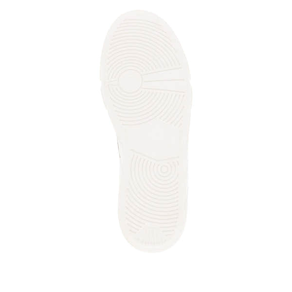 Rieker W0505-00 Carla Ladies Black Leather Zip & Lace Trainers-elevate your sole