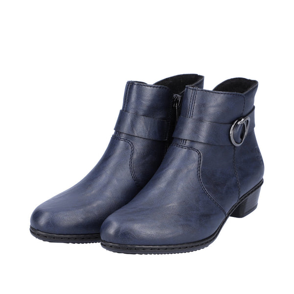 Rieker Y0775-14 Ladies Ocean Side Zip Ankle Boots-elevate your sole