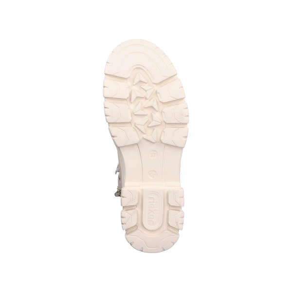 Rieker Z7430-62 Ladies Beige Side Zip Ankle Boots-elevate your sole