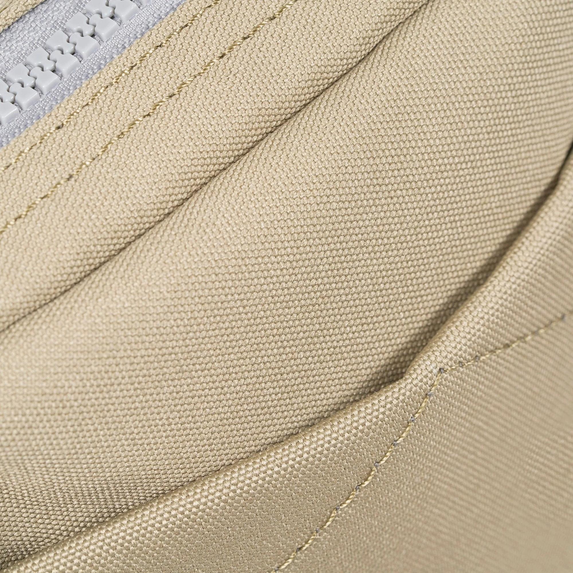 Roka Bond Taupe Recycled Canvas, one-size bag with textured fabric and visible stitching.