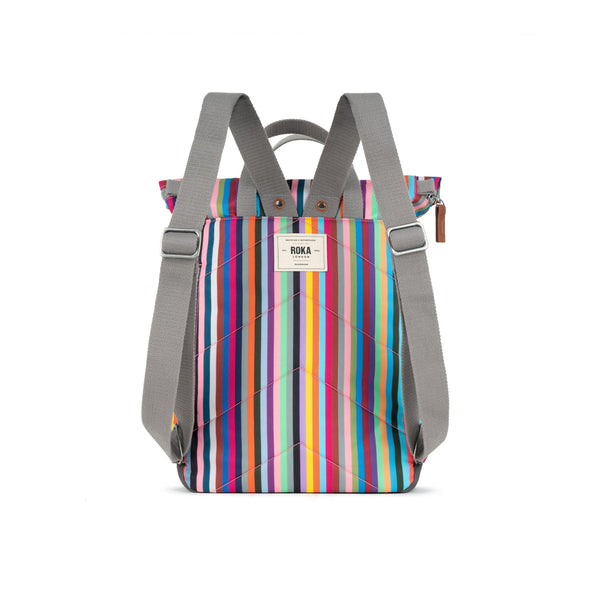 Roka Canfield B Recycled Canvas Multi Stripe-elevate your sole