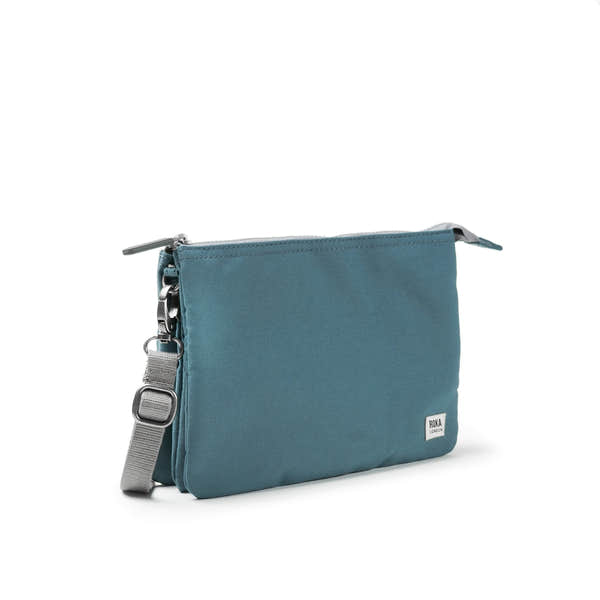 Roka Carnaby Crossbody XL Airforce Recycled Canvas-elevate your sole
