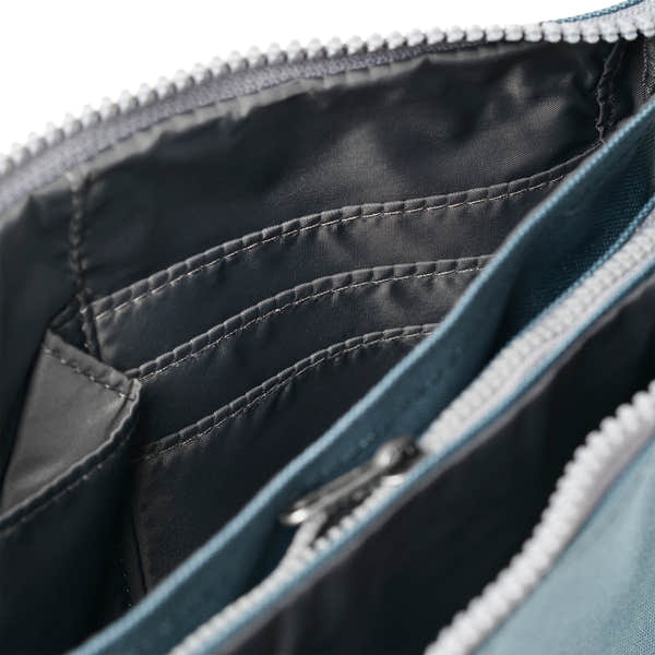 Roka Carnaby Crossbody XL Airforce Recycled Canvas-elevate your sole