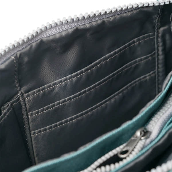 Roka Carnaby Crossbody XL Sage Recycled Canvas-elevate your sole