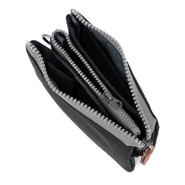Roka Carnaby Purse in Black Ash Recycled Canvas