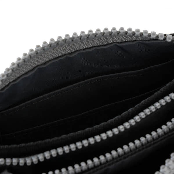 Roka Carnaby Purse in Black Ash Recycled Canvas