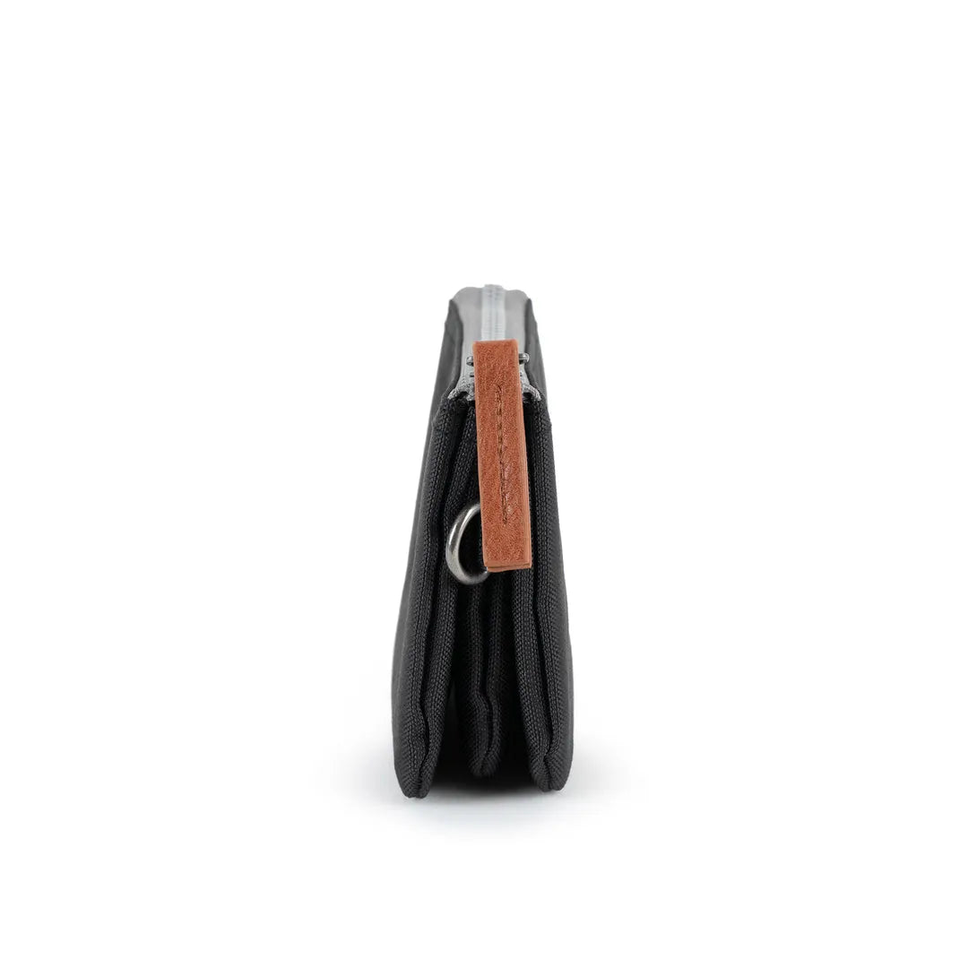 Roka Carnaby Purse in Black Ash Recycled Canvas