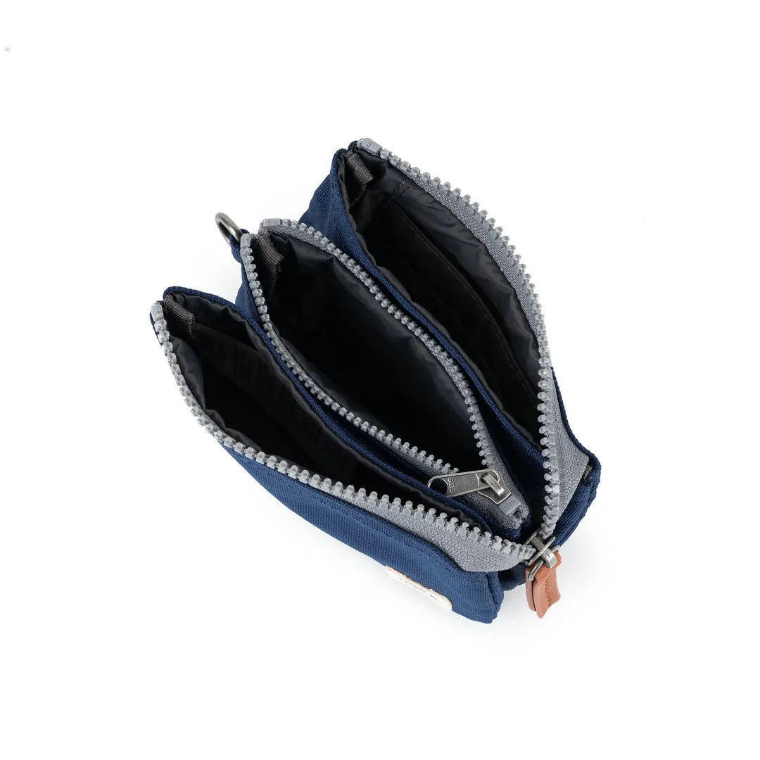 Roka Carnaby Purse in  Crisp Blue Recycled Canvas