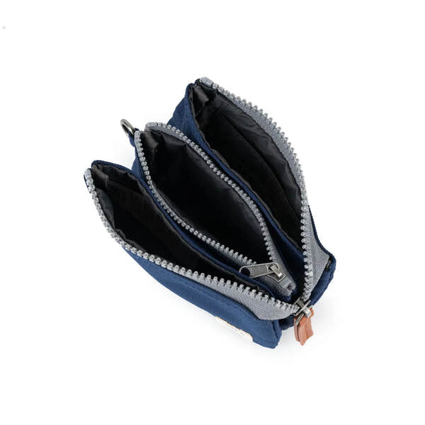 Roka Carnaby Purse in  Crisp Blue Recycled Canvas