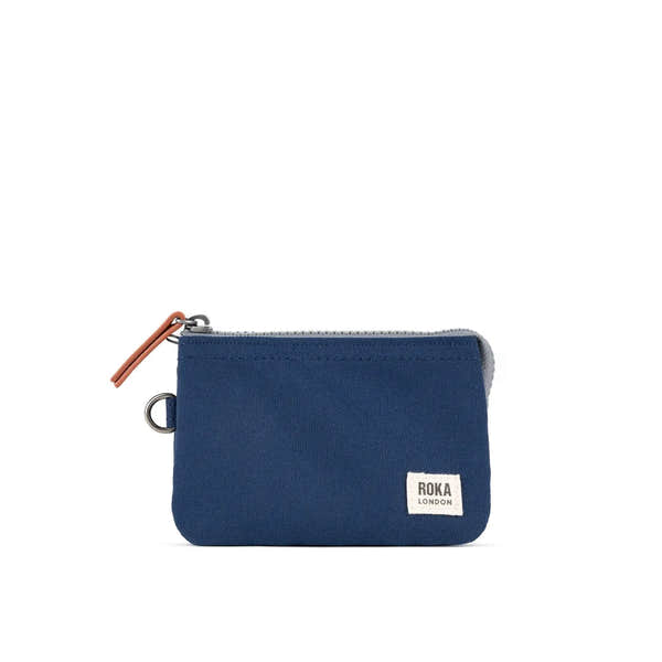 Roka Carnaby Purse in  Crisp Blue Recycled Canvas