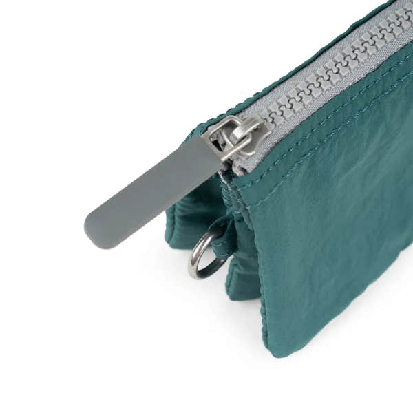 Roka Carnaby Purse in Teal Recycled Canvas