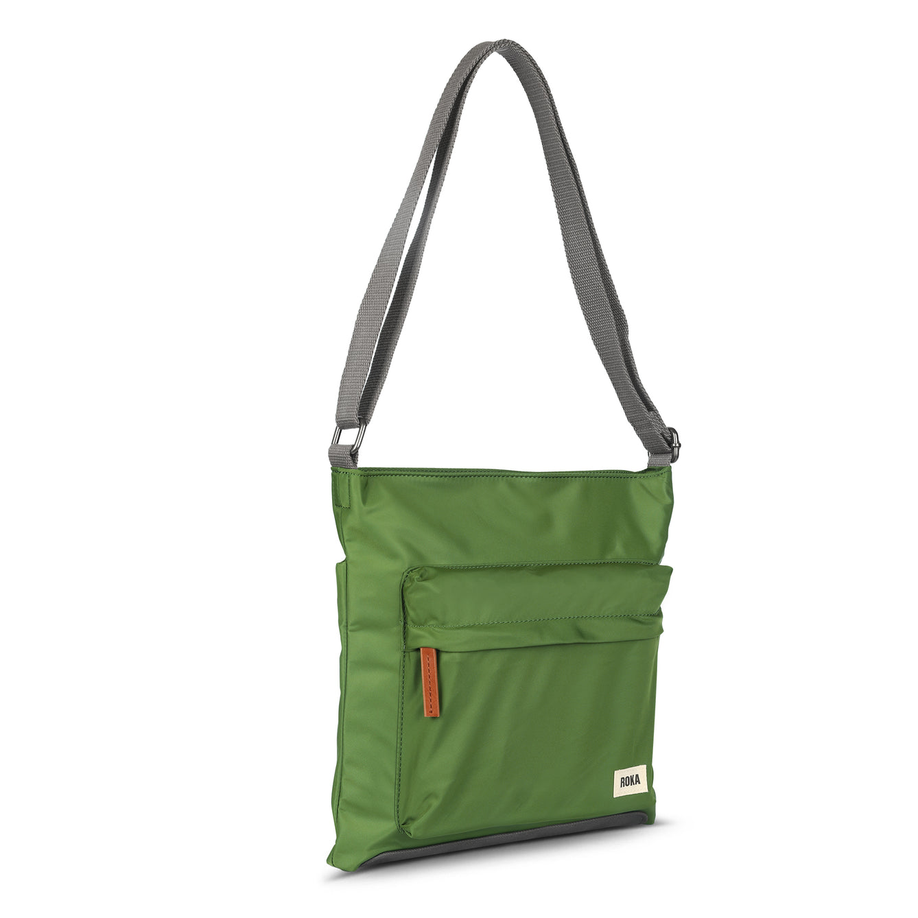 Roka Kennington B Crossbody Recycled Nylon Avocado-elevate your sole
