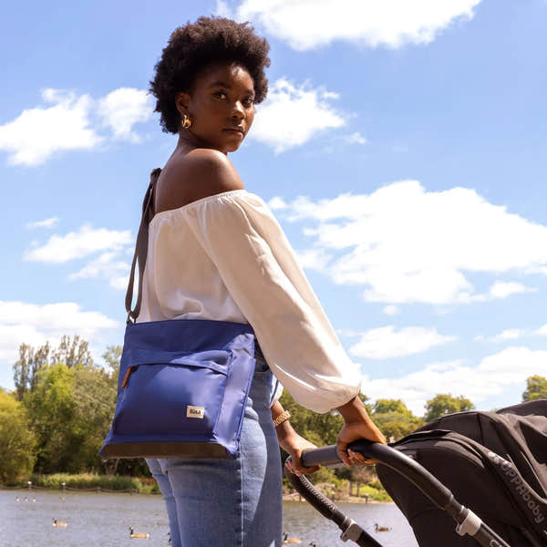 Roka Kennington B Crossbody Recycled Nylon Avocado-elevate your sole