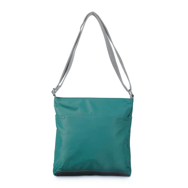 Roka Kennington B Crossbody Recycled Nylon Teal-elevate your sole