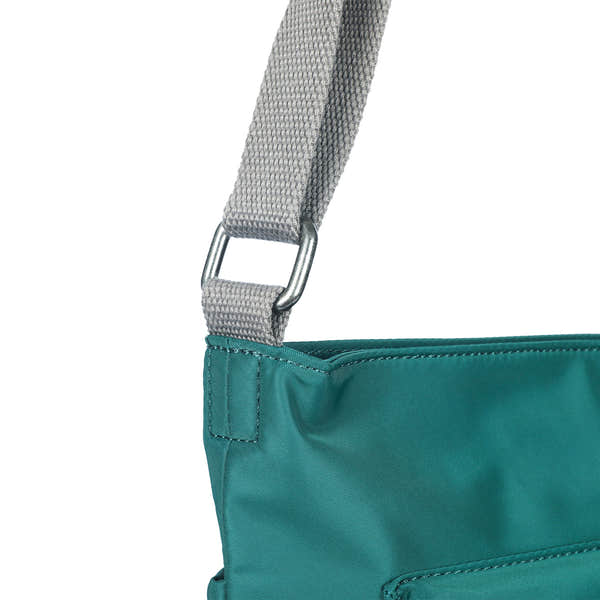 Roka Kennington B Crossbody Recycled Nylon Teal-elevate your sole