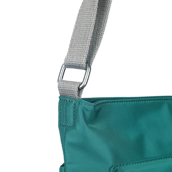 Roka Kennington B Crossbody Recycled Nylon Teal-elevate your sole