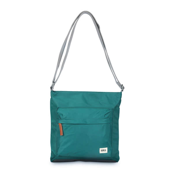 Roka Kennington B Crossbody Recycled Nylon Teal-elevate your sole