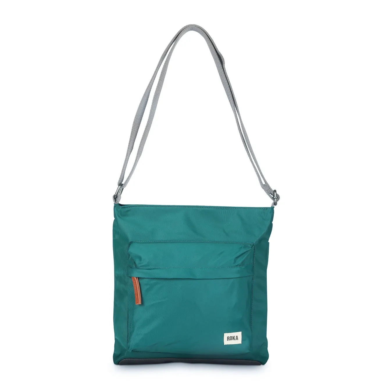 Roka Kennington B Crossbody Recycled Nylon Teal-elevate your sole