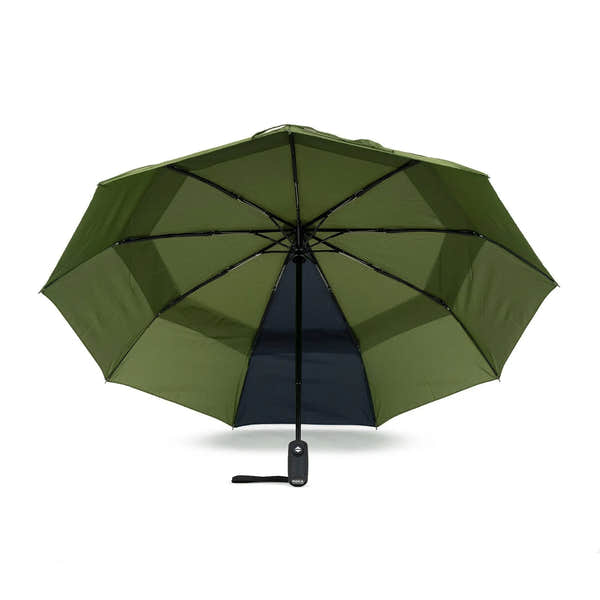 Roka Waterloo Recycled Polyester Umbrella Avocado/Midnight-elevate your sole